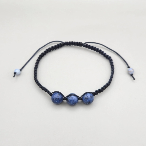 bransoletka makramowa macrame sodalit