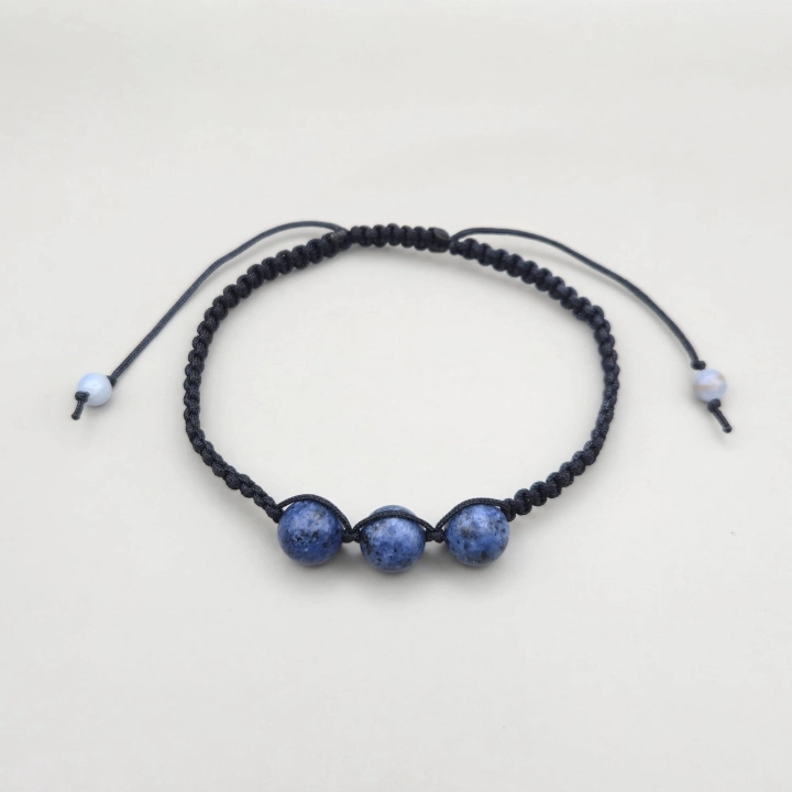 bransoletka makramowa macrame sodalit