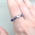 pierścionek handmade rękodzieło na żyłce gumce elastycznej lapis lazuli lazuryt hematyt ksieżyc