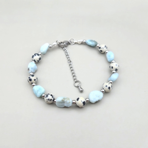 bransoletka jaspis larimar