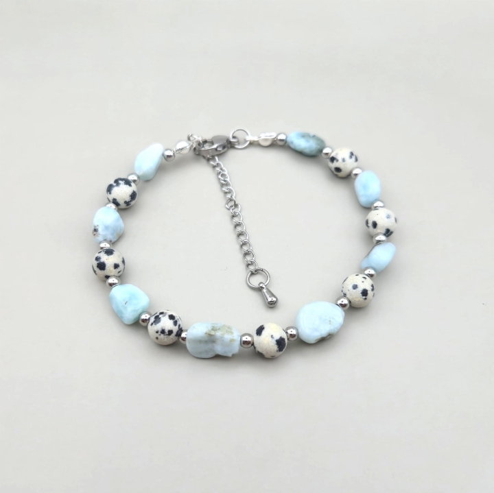 bransoletka jaspis larimar